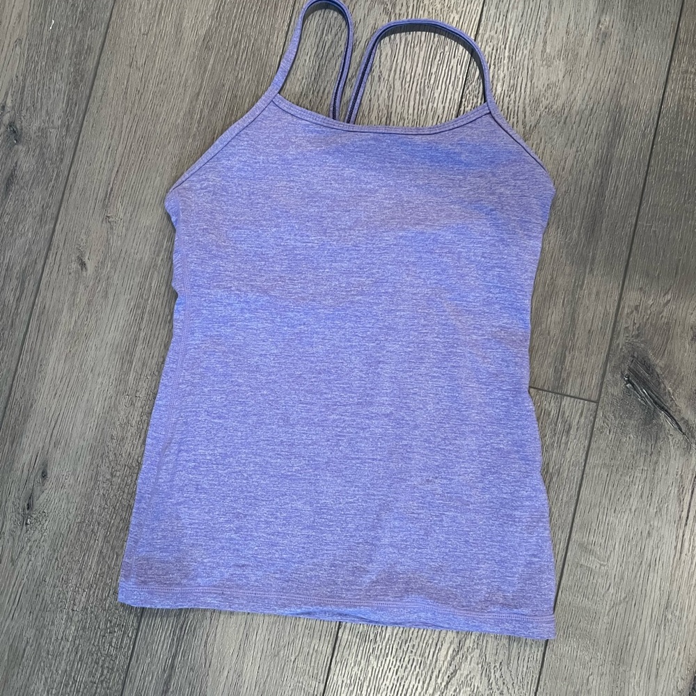 Lululemon Power Y purple Tank Top